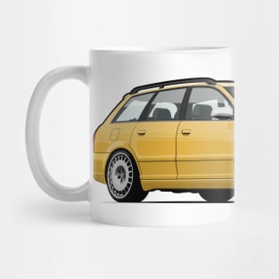 yellow wagon Mug